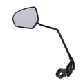 Ergotec M 77LV Fahrradspiegel, links montiert, schwarz, Kunststoff/Edelstahl
