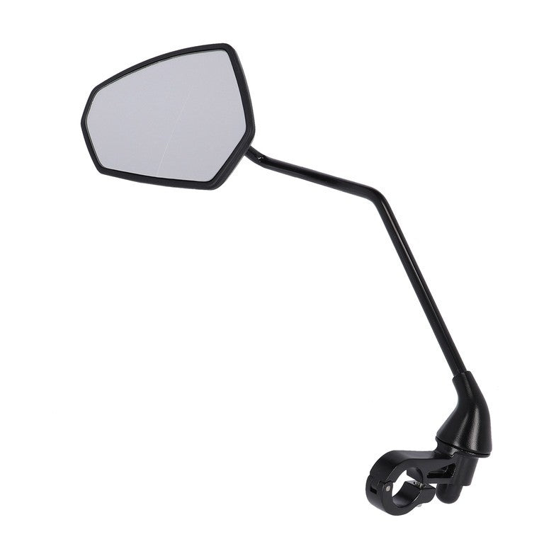 Ergotec M 77LV Fahrradspiegel, links montiert, schwarz, Kunststoff/Edelstahl