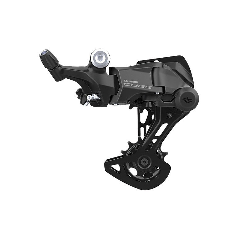 Desviador trasero Shimano Cues RD-U4000 de 9 velocidades, Shadow, caja mediana, talla 11-46
