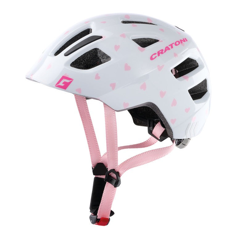 Casco bici Cratoni Maxster (Kid) t. XS/S (46-51cm) cuore/rosa lucido