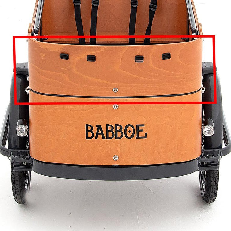 Pannello lato anteriore Babboe Curve, legno, superiore, Gen 2