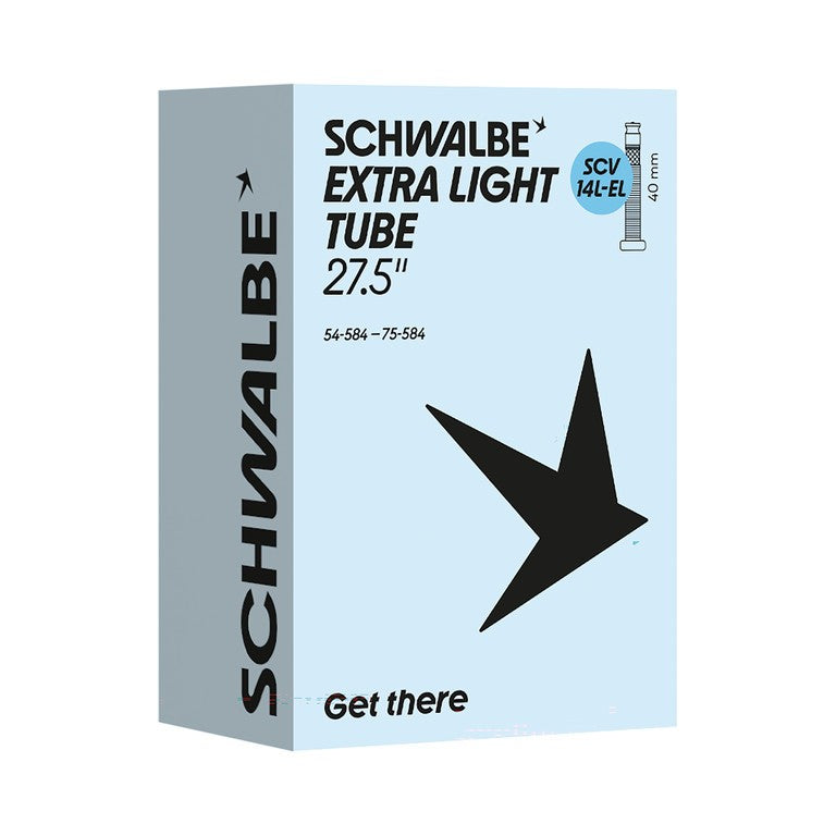 Cámara Schwalbe SCV14L-EL neumática extra ligera de 27,5" 54/75-584 SCV n.° 40 mm