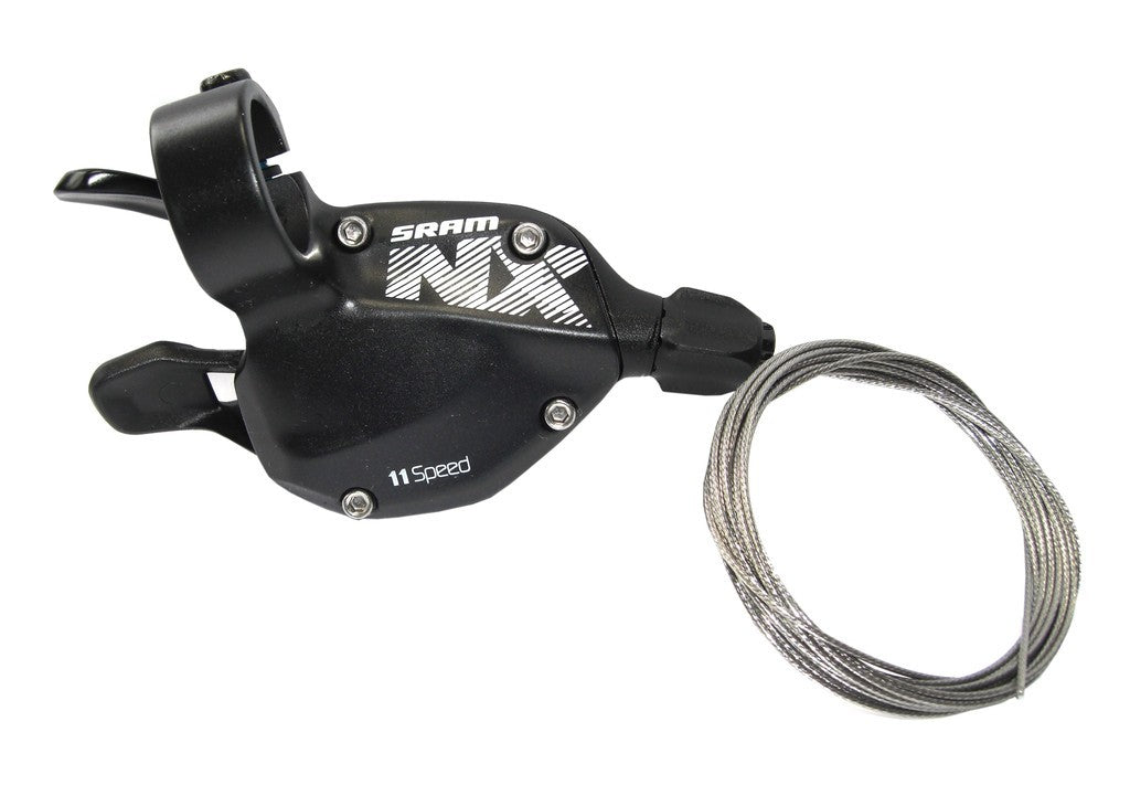 SRAM NX 11-Gang-Triggerschalthebel, rechts, schwarz, mit Klemme