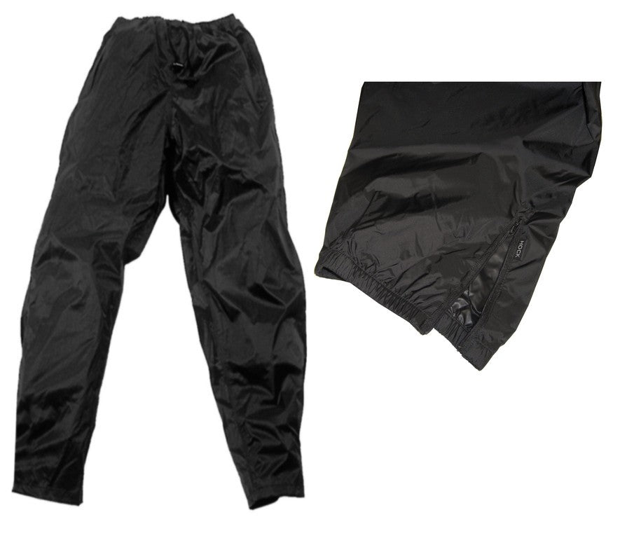 Pantalón de lluvia Hock - Basic uni/negro, talla S, hasta 165 cm