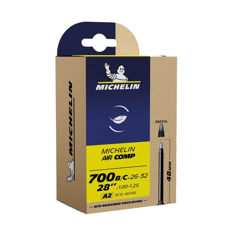 Cámara Michelin A2 Air Comp 28" 26/32-622/635 VP 48 mm