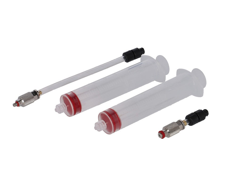Campagnolo Entlüftungsset: 2 Spritzen, 2 Luftkammern, 1 Campagnolo-Adapter