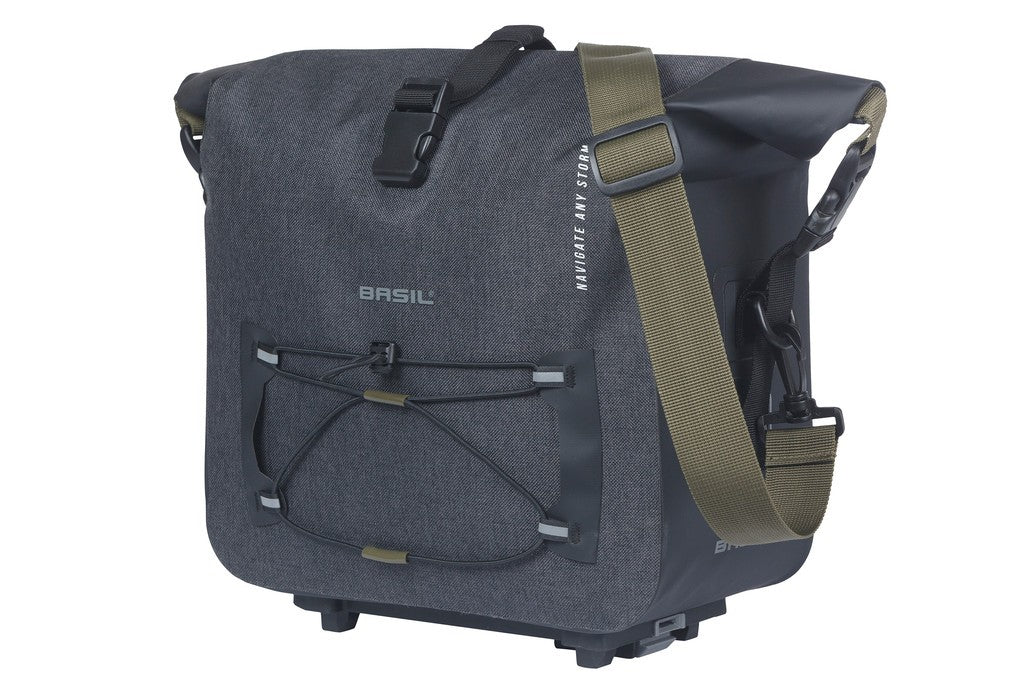 Borsa portapacchi Basil Navigator Storm nero, 13l, MIK