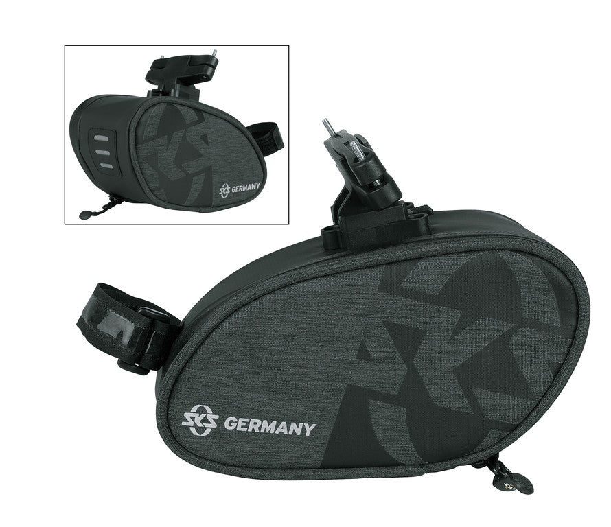 Bolsa de sillín SKS Traveller Click 800, negra, 170 x 95 x 90 mm, 0,8 l, 135 g