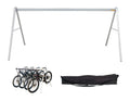 Aparcabicicletas E-TEAM Agilis con bolsa 240 x 78 x H 105 cm, para 5 bicicletas