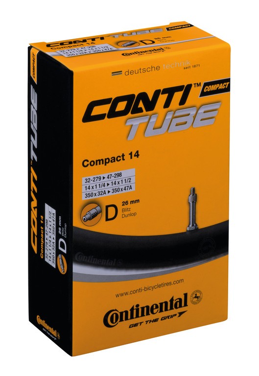 CONTINENTAL Camera d'aria Compact 14 14x1 1/4-1 1/2" 32/47-279/298 VD 26mm