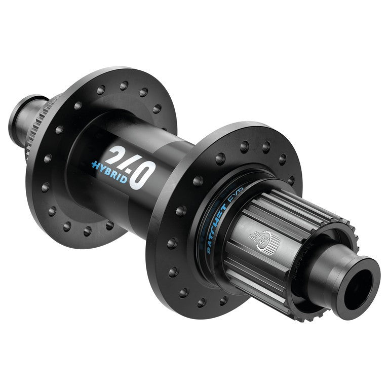 Buje RP DT Swiss 240 Hybrid MTB DB 148/12 mm TA Boost, 32 roscas, CL, Shim.12St