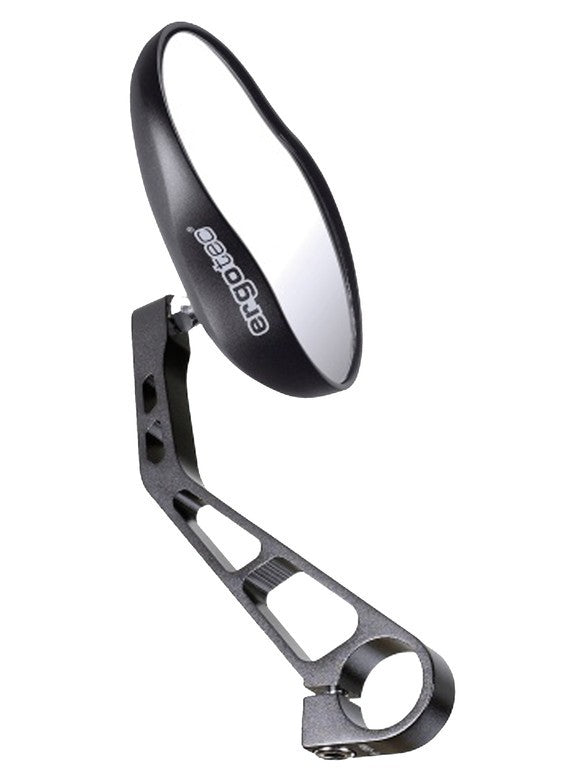 Specchio per bici Ergotec M 99 montaggio a sx e dx, nero, all
