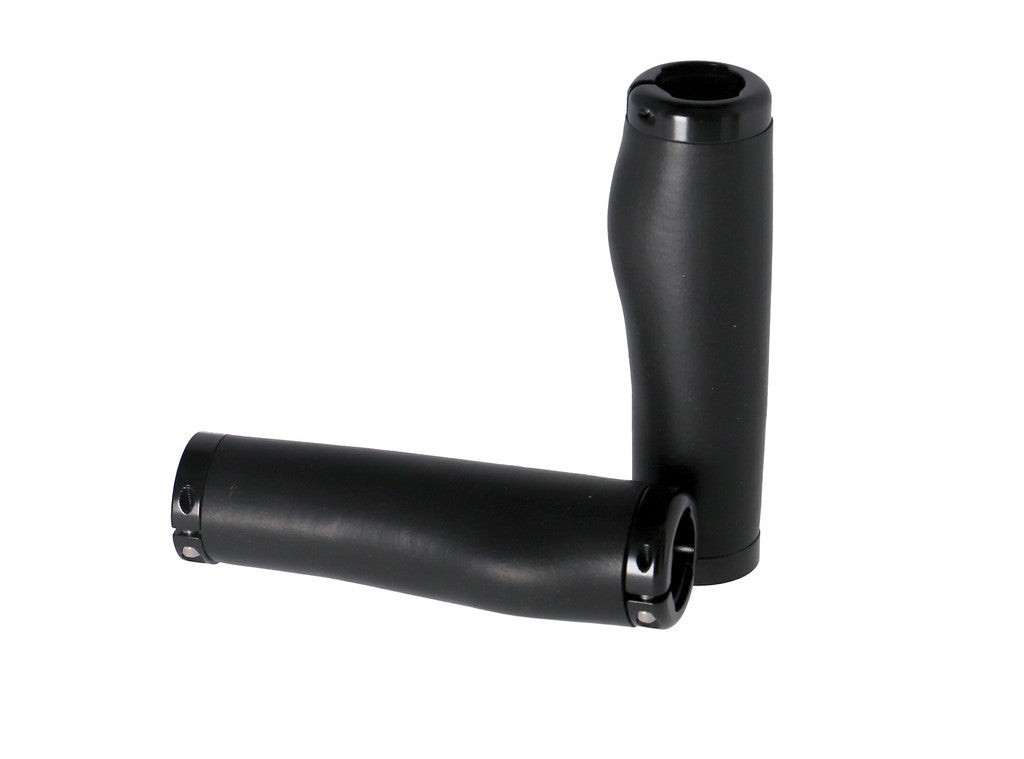 Ergotec Kyoto Silikongriffe 130 mm, Ø 22 mm, schwarz, Silikon/alle
