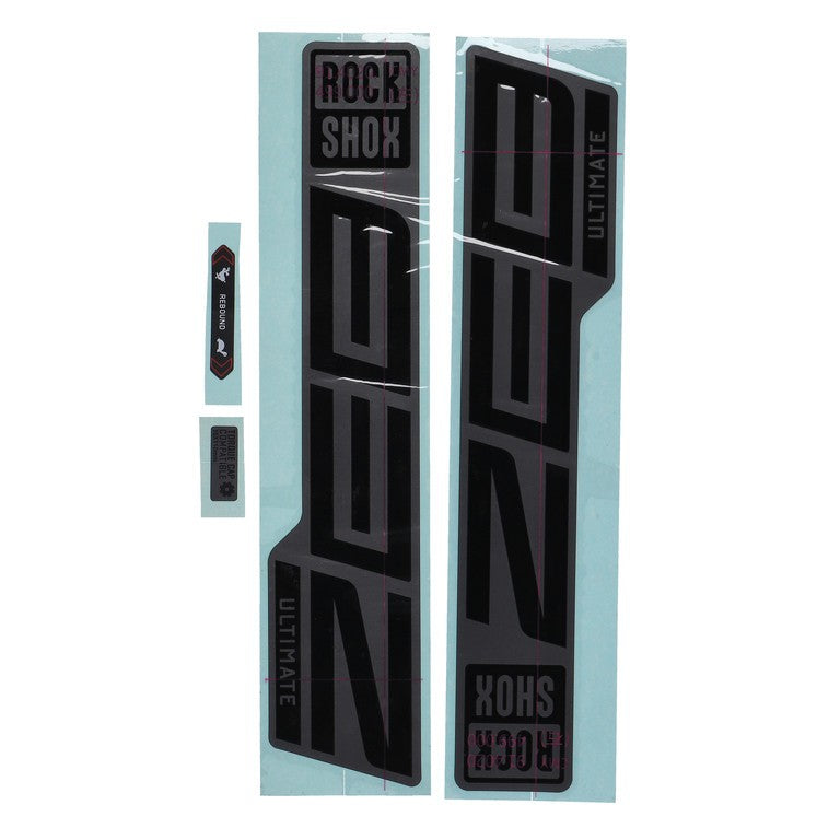 Forc. DecalKit RockShox ZEB Ult. 27/29" 11.4018.105.054,pell.Black p.grig.opac.