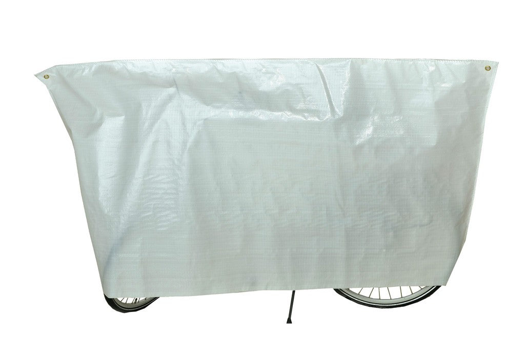 Klassische VK-Fahrradabdeckung 110 x 210 cm, schwarz, mit Ösen und Kordel