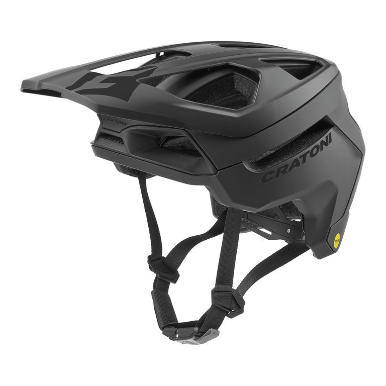 Cratoni MadFlex MIPS RECCO Fahrradhelm, Matt Schwarz, Größe M/L (58-61 cm)
