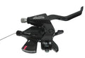 Leva C+F Shimano Altus ST-M310 a 2 dita 8v,dx,V-Brake, 2050mm, nero