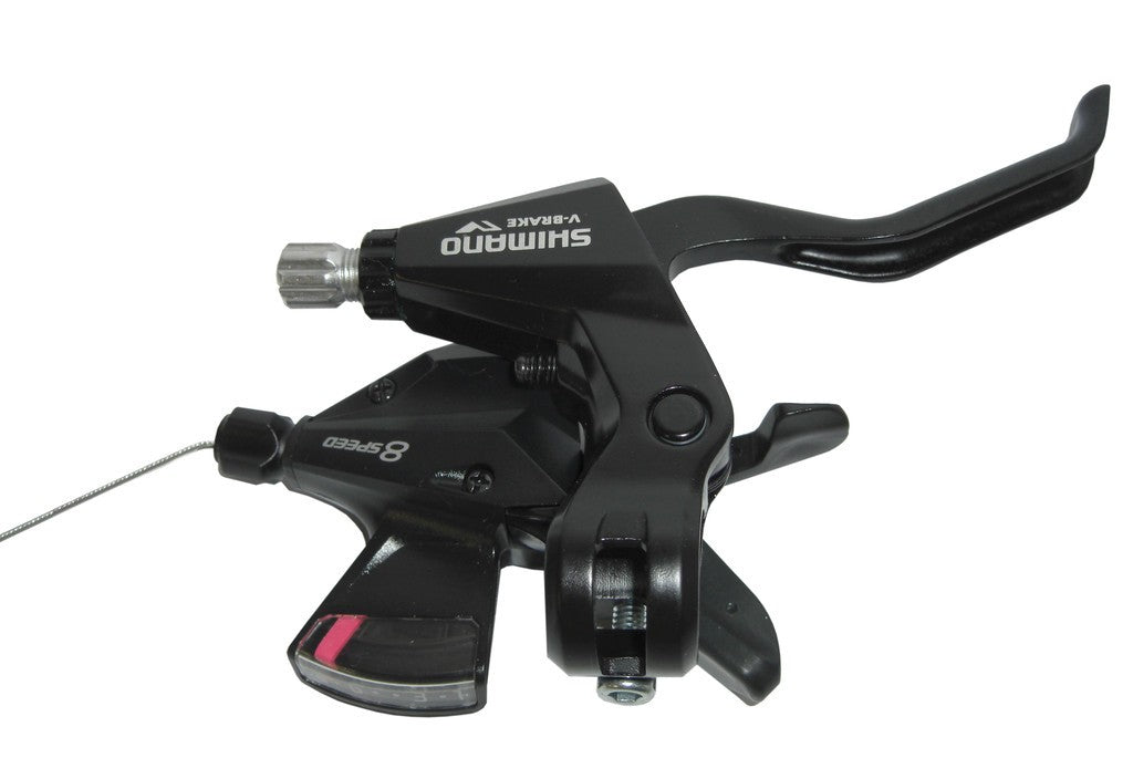 Leva C+F Shimano Altus ST-M310 a 2 dita 8v,dx,V-Brake, 2050mm, nero