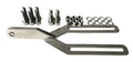 Fissaggio per Pletscher Athlete occhielli saldati 145mm