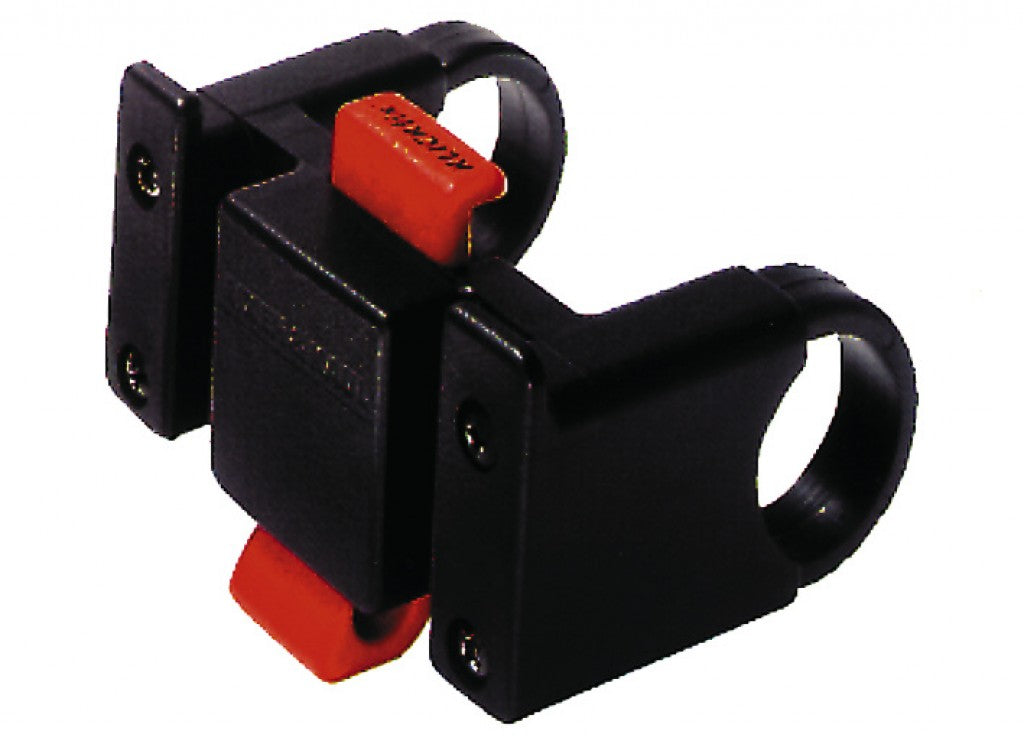 Adatt. manubrio KLICKfix nero, per Ø 22-26mm