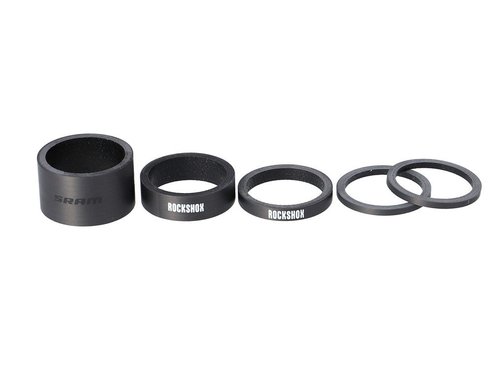 Set distanziali s.sterzo RS UD Carbon 2.5mm x 2, 5mm x 1, 10mm x 1, 20mm x 1