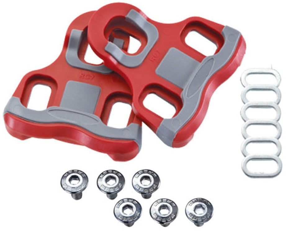 Calas de repuesto Xpedo Thrust 7 System 6°, rojas, compatibles con Look Keo