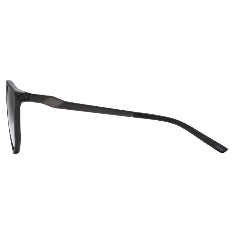 Alpina Fleek Sportbrille, schwarz, silber, op, schwarze Gläser, Kat. 3