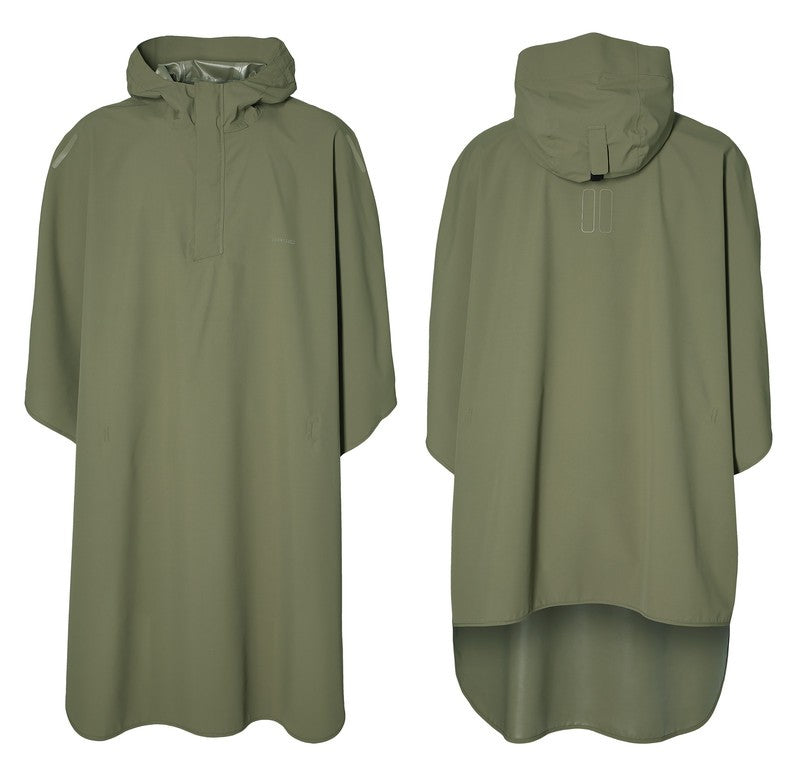 Poncho antipioggia Basil Hoga olive green, t. unica, unisex