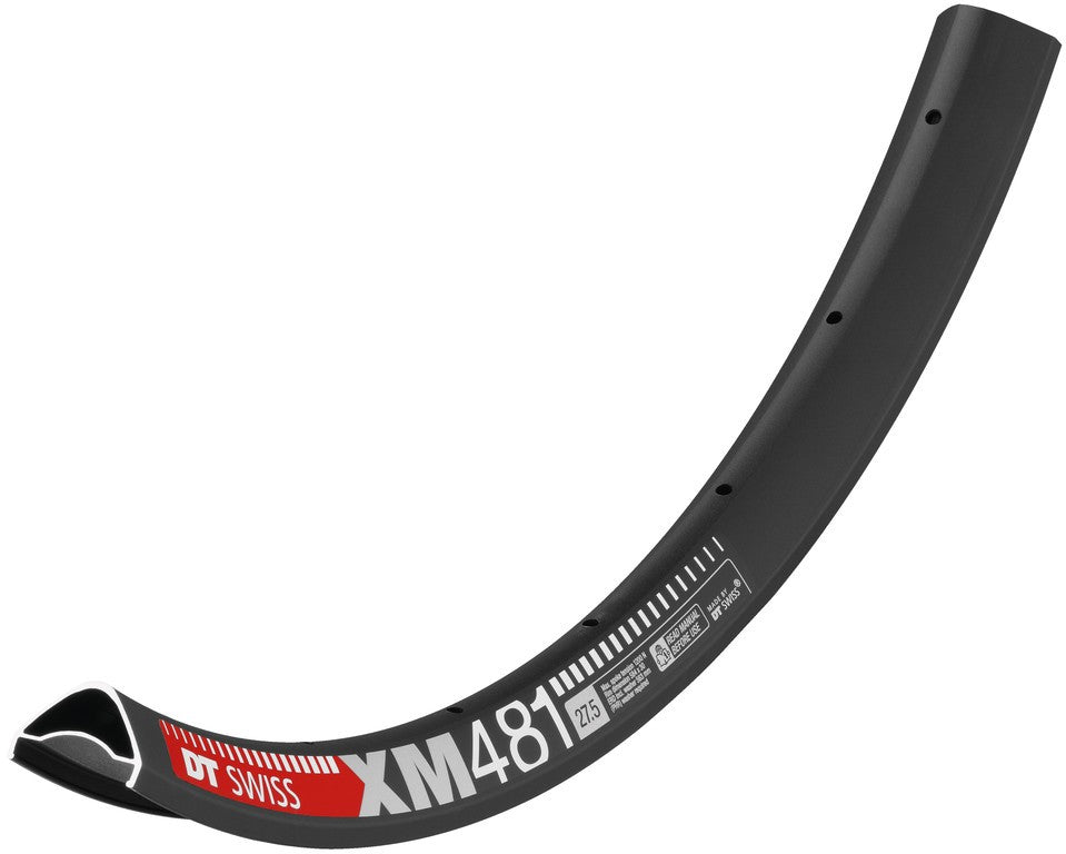 DT Swiss XM 481 27,5" Felge, Schwarz, 28 Loch, 584-30, LV 6,5 mm