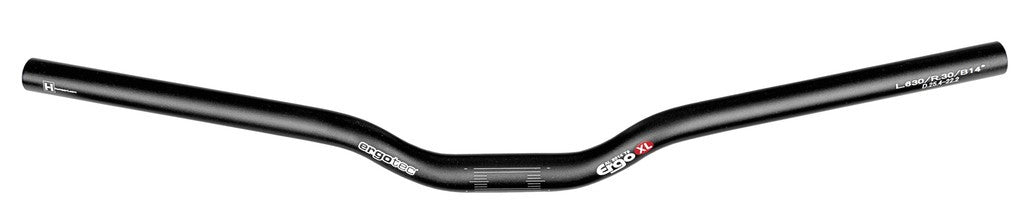 Ergotec Ergo XL Lenker Ø 25,4 mm, 630 mm, 14°, Aluminium, schwarz