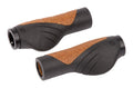 Ergotec Aero 2 Griffe 132 mm, Ø 22 mm, schwarz/braun, Kraton/Kork