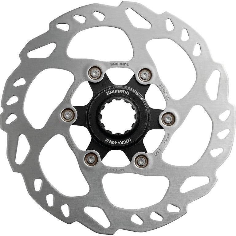 Disco de freno Shimano SM-RT70S de 160 mm, Centerlock con bloqueo ICE-Tech