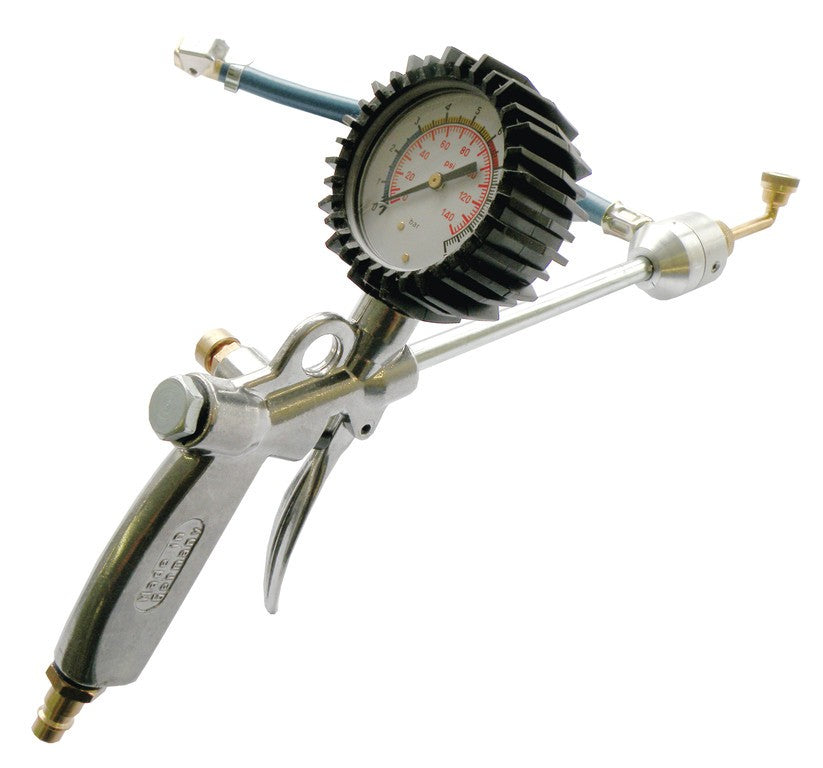 Pistola gonf.copert. Tip Top c.manometro per VD/VP/VS, fino a 10 bar/145 psi