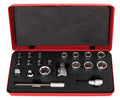 Unior roter Bit- und Steckschlüsselsatz, 1782