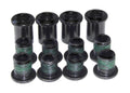 Chain Ring Bolt Kit 4-arm Double RG Long Steel, Steel Black