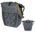 Borsa singola Basil Navigator Storm L nero, 46x36x18cm, 25-31l, Hook-On