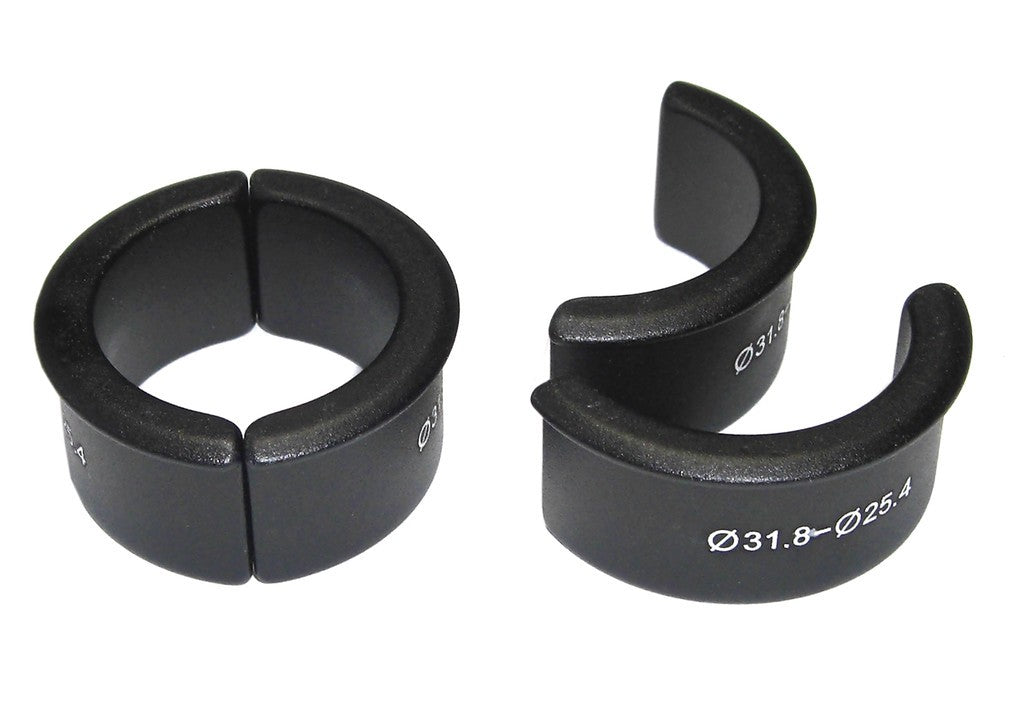 Ergotec Buchsensatz für Anbaugeräte von 31,8 mm bis 25,4 mm