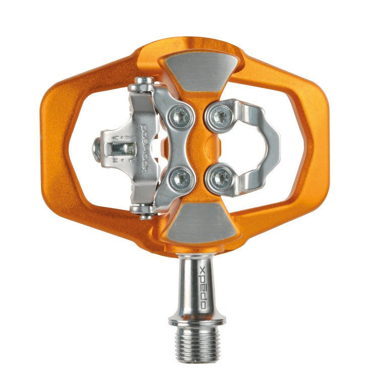 Pedal Xpedo TRAVERSE Duo Naranja, 9/16", Un Solo Lado