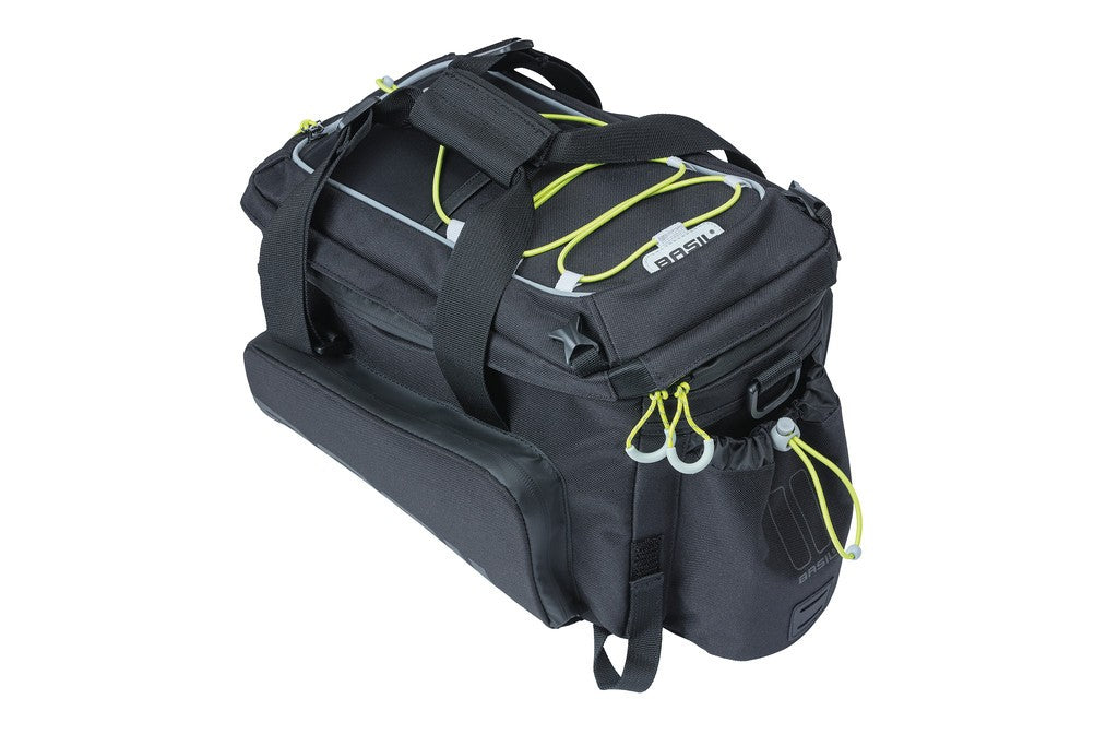 Borsa portapacchi Basil Miles XL Pro nero lime, 31x23x20cm, 9-36l