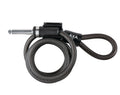 Axa UPI 150 Steckerkabel, 150 cm lang, Ø 10 mm, schwarz