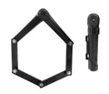 Axa Fold 85 Faltschloss 85 cm, Ø 7 mm, schwarz
