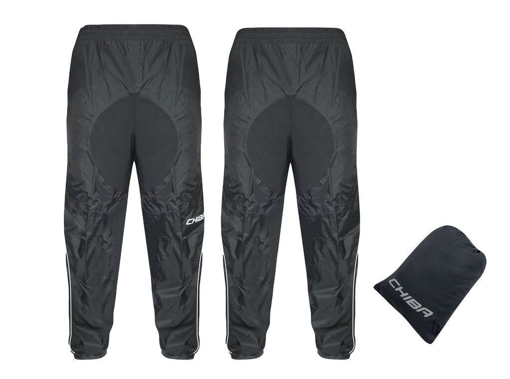 Pantaloni antipioggia Chiba nero, t. XXL