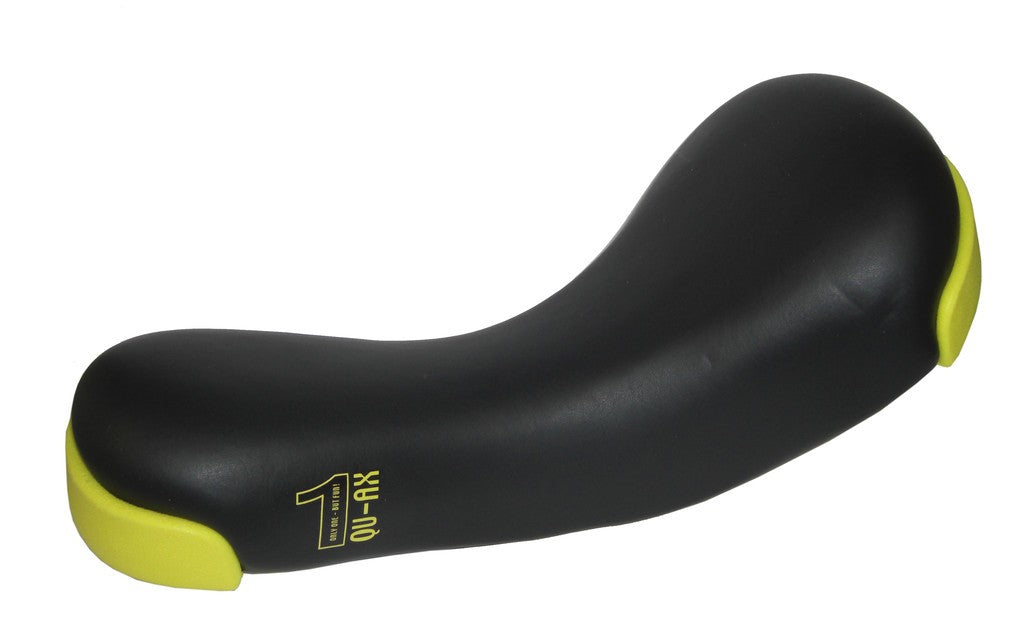 QU-AX Standard Einradsattel Nr. Gelb, Unisex, 320x90/70/140mm, ca. 540g