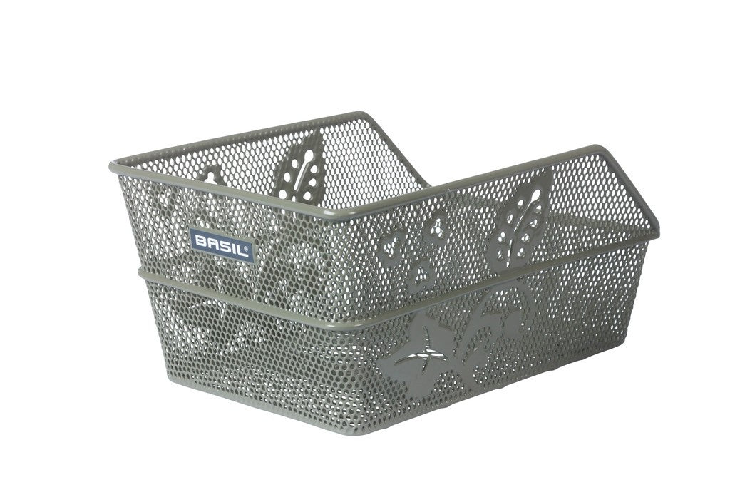 Basil Cento Flower S Rückkorb, 31 x 21 x 9 cm, grün, engmaschig