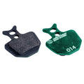 Pastiglia fr. disc. Sinter 014 Formula organica, MTB Race, verde, UDV=1 paio