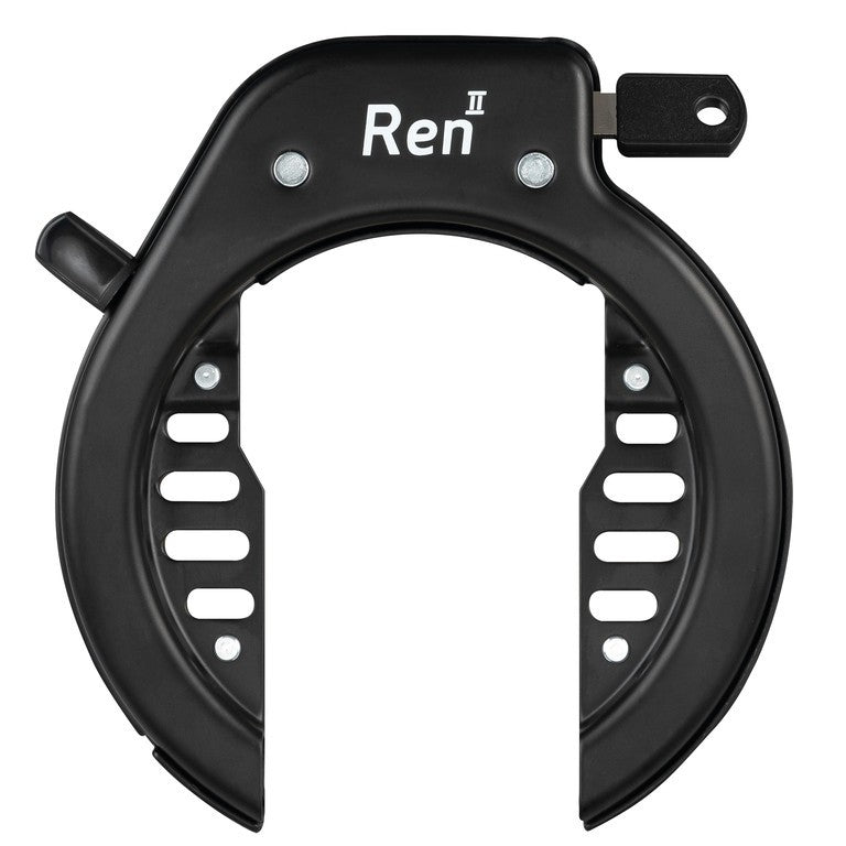 Lucchetto telaio AXA Ren 2 Retractable nero, per montaggio al telaio