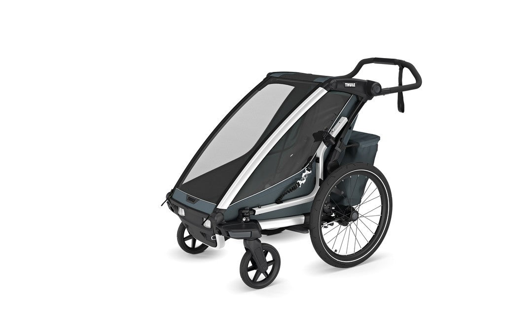 Remolque individual para niños Thule Chariot Sport 2, color pizarra oscuro