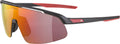Alpina Turbo Pro Jugend-Sportbrille, schwarz, op, RS-Spiegelgläser, Kat. 3