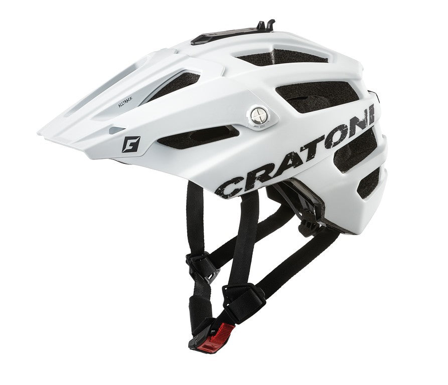 Casco bici Cratoni AllTrack (MTB) t. S/M (54-58cm) bianco gommato