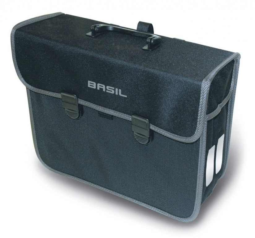 Basil Malaga Einzeltasche Schwarz, 34,5 x 15 x 29 cm, 13 l